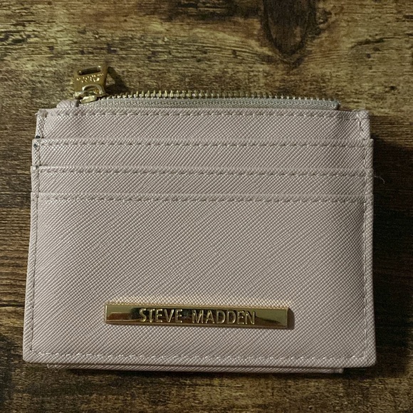 Baby pink/nude Steve Madden Card Holder - Picture 5 of 6